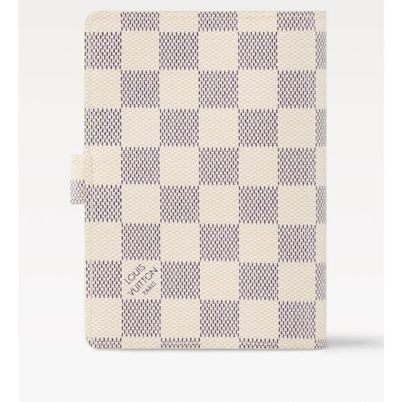 246. Louis Vuitton Damier Azur Small Ring Agenda Cover - Picture 3 of 4
